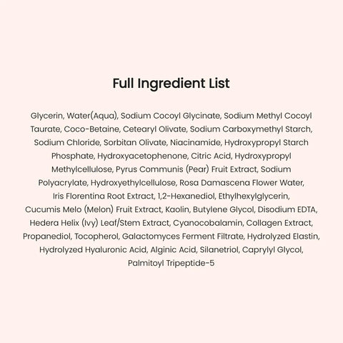 Collagen Mask to Foam Cleanser