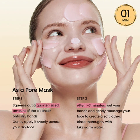 Collagen Mask to Foam Cleanser
