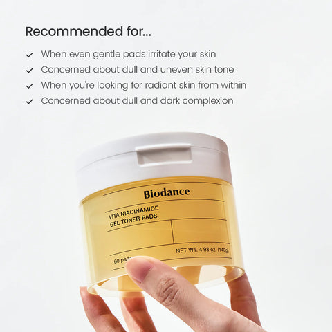 Vita Niacinamide Gel Toner Pads